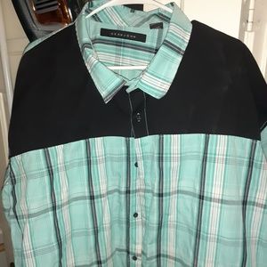 4XL SEANJOHN SHORT SLEEVE BUTTON UP SHIRT